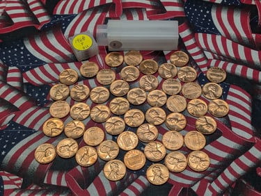 Roll of 1968 Lincoln Memorial Cents BU