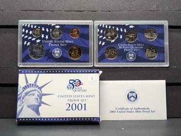 2001-S US Proof Set w/State Quarters