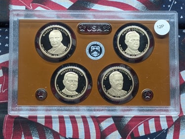 2014-S Proof Presidential Dollar Set, No Box