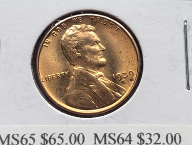 1939-S Lincoln Wheat Cent