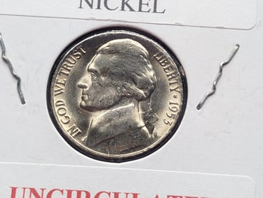 1953-S Jefferson Nickel