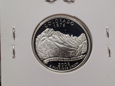 2006-S 90% Silver Proof State Quarter, Colorado (CO)