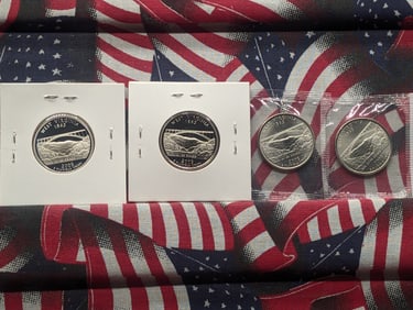 2005 P, D, S Clad Proof, & S 90% Silver Proof Complete State Quarter Set, West Virginia (WV)