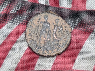 337-350 AD Ancient Roman Empire Coin. NICE Details.