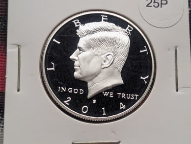 2014-S 90% Silver Proof Kennedy Half Dollar
