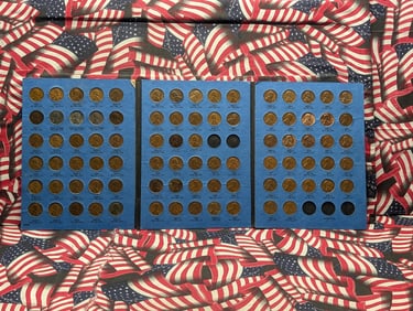 Lincoln Wheat/Memorial Pennies (Book No. 2 - 1941 - 1974) - 85 Pennies!