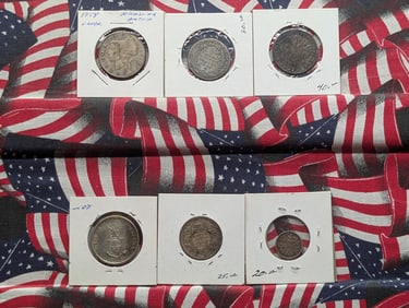 6 - Silver Foreign Coins.