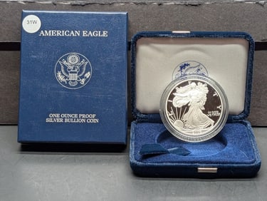2006-W American Silver Eagle in OGP w/ COA, .999 Fine Silver One Troy Ounce