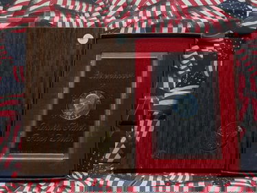 1972-S 40% Silver Proof Eisenhower Dollar in GSA Brown Box