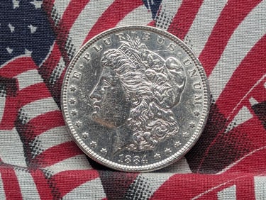 1884 Morgan Silver Dollar, HIGH Grade