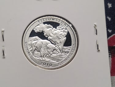 2010-S 90% Silver America the Beautiful Quarter, Wyoming (WY)