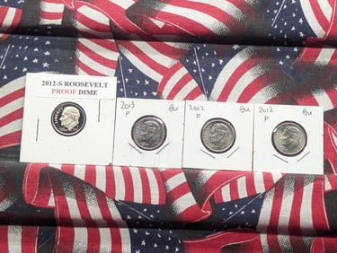 2012 PD&S & 2013-P Roosevelt Dimes