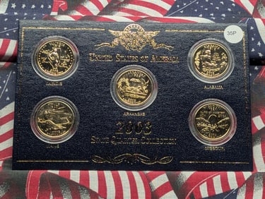 2003 Gold Plated State Quarter Collection