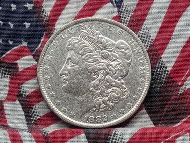 1882-O Morgan Silver Dollar, HIGH Grade