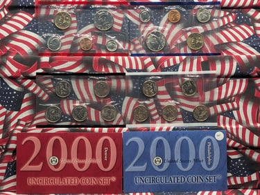 2000 P & D Uncirculated Mint Set