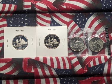 2005 P, D, S Clad Proof, & S 90% Silver Proof Complete State Quarter Set, California (CA)