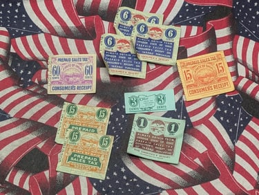 Misc Tax Stamps From the 1930's & 1940's