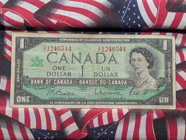 1967, Ottawa Canada $1 Dollar, 58 Years Old