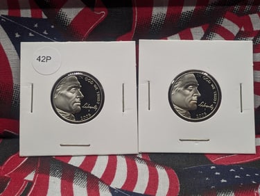 2005-S Westward Journey Bison & Ocean in View Proof Nickels
