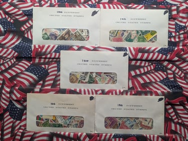 Bundle of 500 Assorted U.S. Postage Stamps