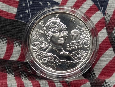 1999-P Dolley Madison Uncirculated 90% Silver Dollar