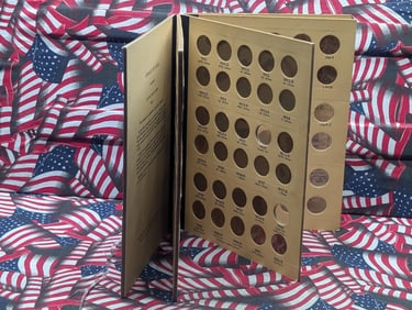 Lincoln Wheat/Memorial Pennies (Library of Coins Book No. 2 - 1941 - 1968) - 68 Pennies!