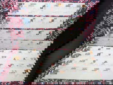 (50) Assorted First Day Cachets All Mint