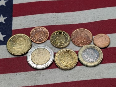 2000 Belgium One, Two, Five, Ten, Twenty, & Fifty Euro Cents & One & Two Euro Coins