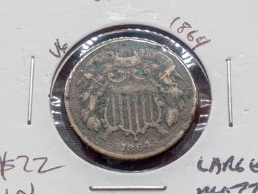 1864 Two Cent Piece - Civil War Era!