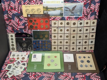 Large Lot Of Misc. Coins, Etc.