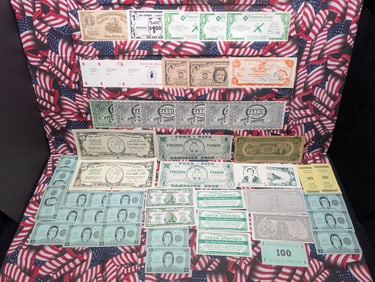40 Assorted Numismatic Paper Advertisements