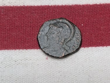 367-375 AD, Good Details, Ancient Roman Coin, Over 1,600 years old