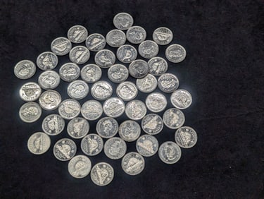50, UNC-BU Canada Nickels