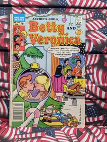 BETTY AND VERONICA 1987-75c, Amazing Ads, Comic Book, Re-live Your Past, 38 Years Old!!