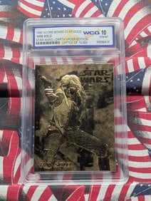 Star Wars, HAN SOLO, 23KT Gold, Sealed, Gem 10 Mint, Limited of 10,000, Darth Vader Edition!