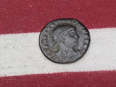 367-375 AD, EF, Incredible Details on Soldiers, Ancient Roman Coin, Over 1,600 years old