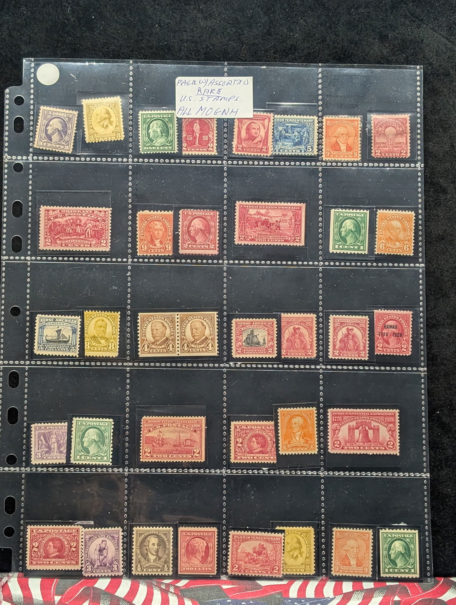 Extremely Rare Sheet of U.S. Mint Stamps All MOGNH (1 of 3)