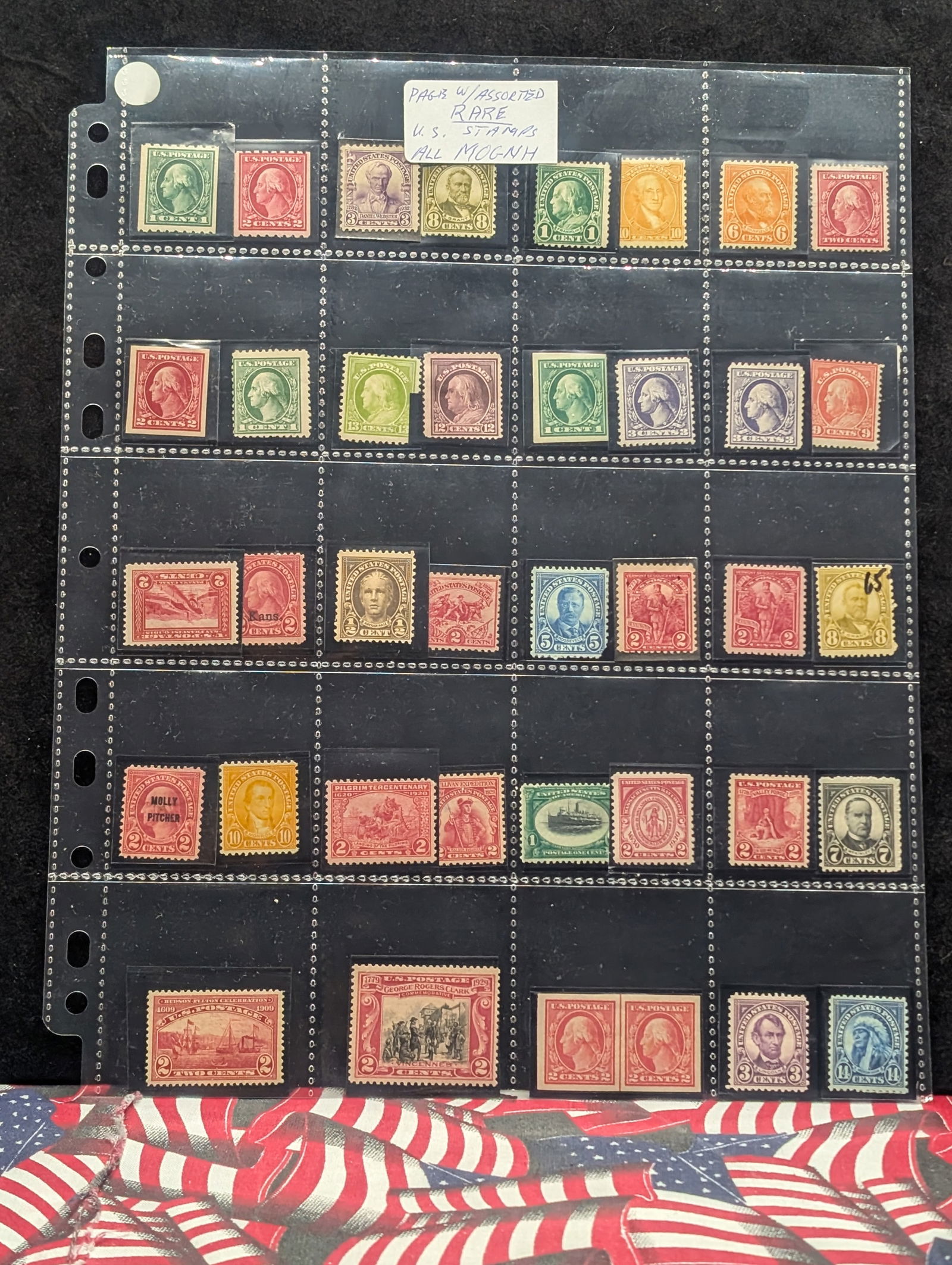 Extremely Rare Sheet of U.S. Mint Stamps All MOGNH (1 of 3)