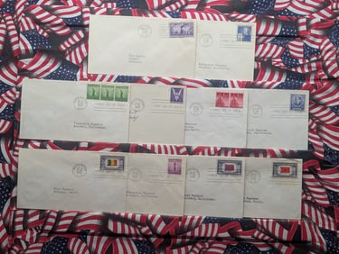(10) Assorted First Day Covers