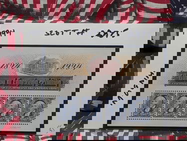 1994 James Madison Two Dollar U.S. Stamps In Sheet Scott# 2875