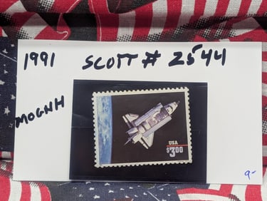 1991 Shuttle $3.00 Stamp Scott # 2544 MOGNH