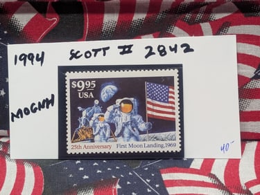 1994 First Moon Landing $9.95 Stamp, Scott # 2842, MOGNH