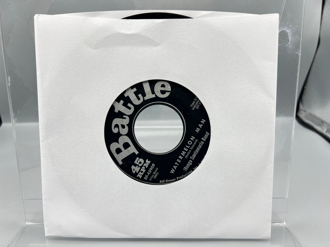 1963 Mongo Santamaria Band Watermelon Man 45 RPM Record - BF-45909 (1 of 4)