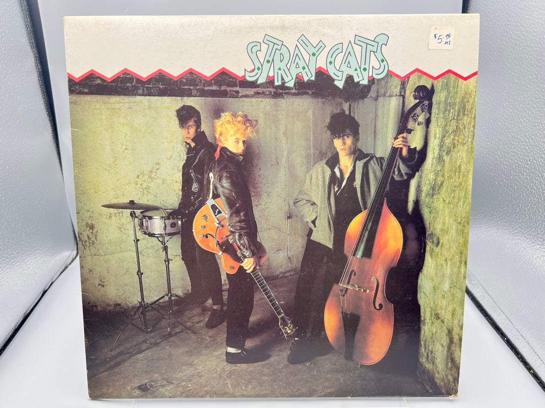 1981 Stray Cats Self Titled New Zealand Release Vinyl Album - SBLL 6137 (1 of 7)