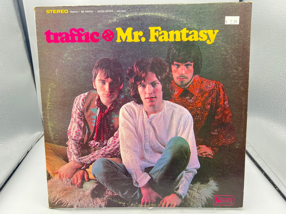 1970s Traffic Mr. Fantasy Reissue Vinyl Album - UAS-6651: 1970s Traffic Mr. Fantasy Reissue Vinyl Album - UAS-6651 - Records untested by auction house for play quality. All items are sold as is.