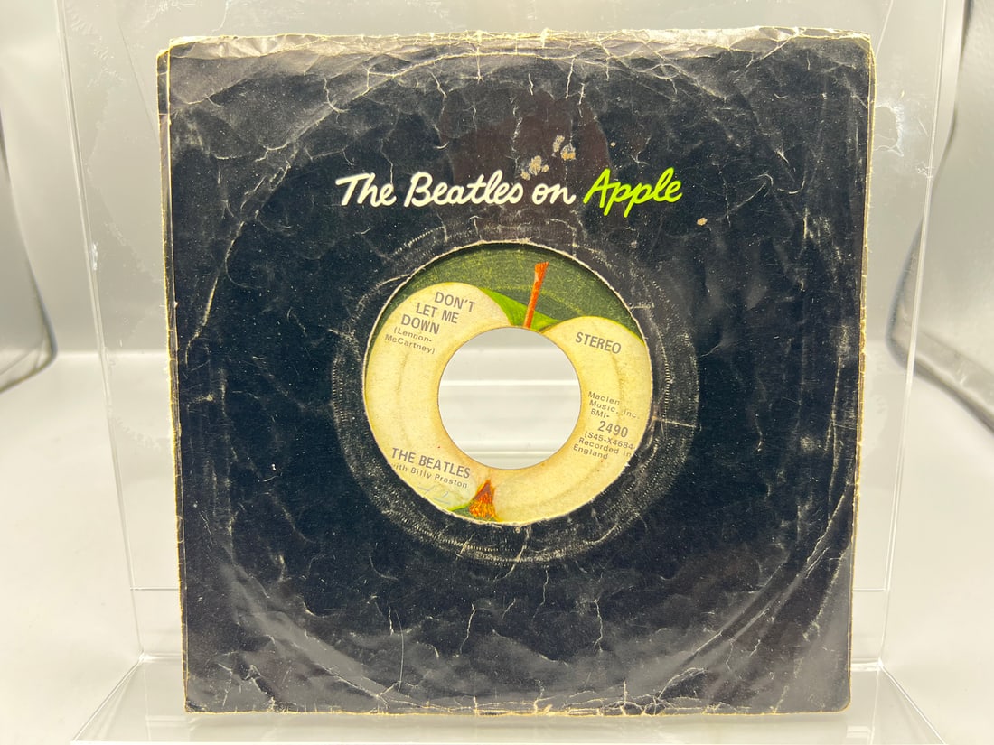 1960s The Beatles Get Back/Don?t Let Me Down 45 RPM Record - 2490 (1 of 4)