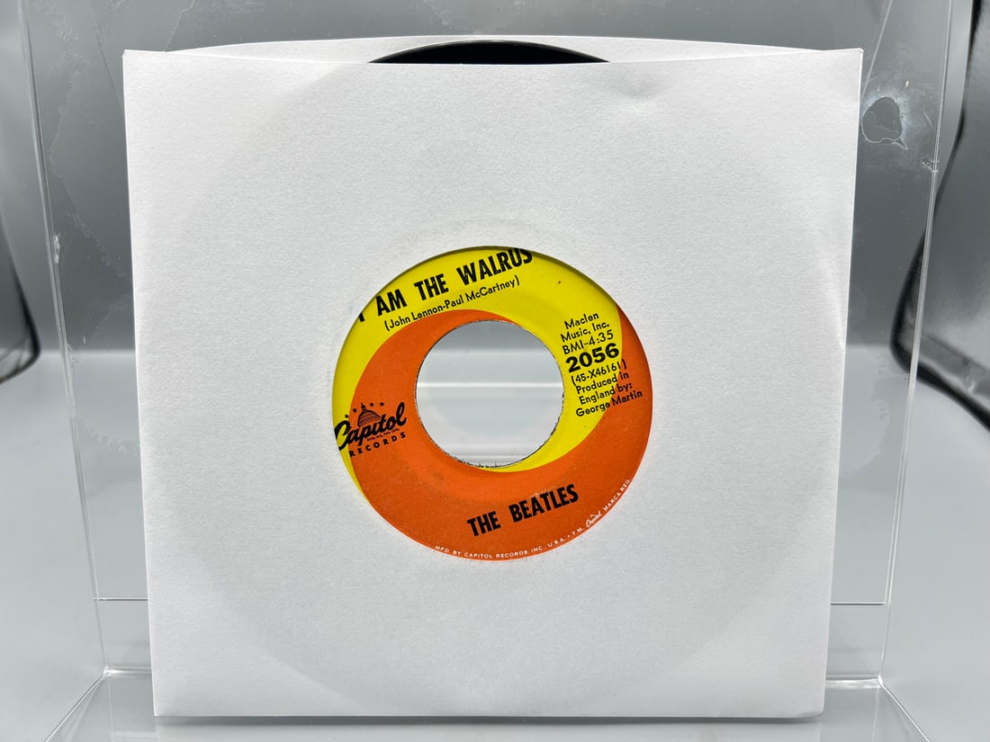 1960s The Beatles I Am The Walrus/Hello Goodbye 45 RPM Record - 2056 (1 of 4)