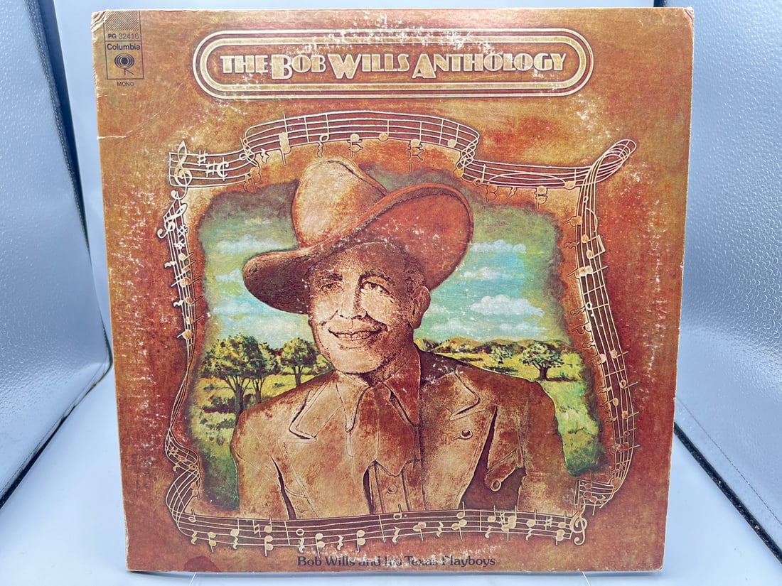 1973 Bob Wills And His Texas Playboys The Bob Wills Anthology Vinyl Album - KG 32416: 1973 Bob Wills And His Texas Playboys The Bob Wills Anthology Vinyl Album - KG 32416 - Records untested by auction house for play quality. All items are sold as is.