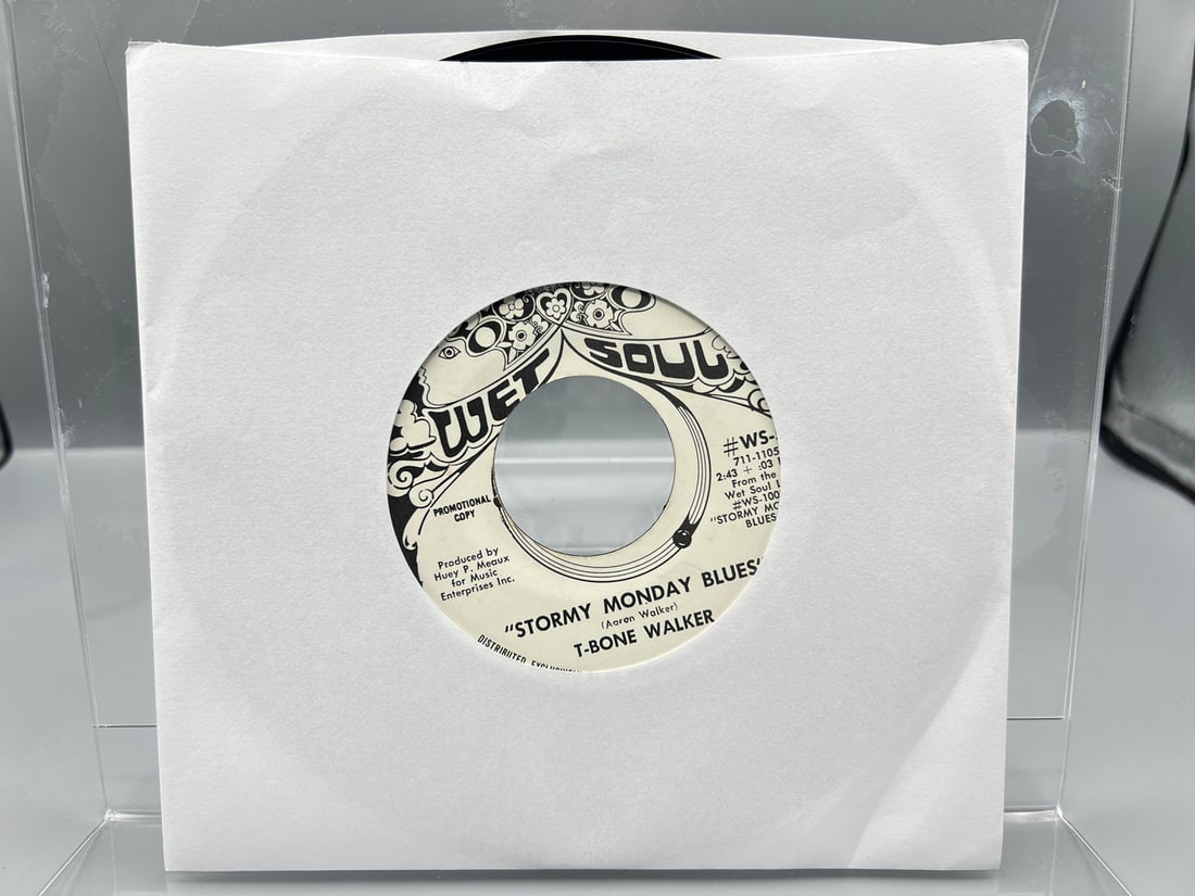 T-Bone Walker Stormy Monday Blues Promo 45 RPM Record - #WS-5: T-Bone Walker Stormy Monday Blues Promo 45 RPM Record - #WS-5 - Records untested by auction house for play quality. All items are sold as is.