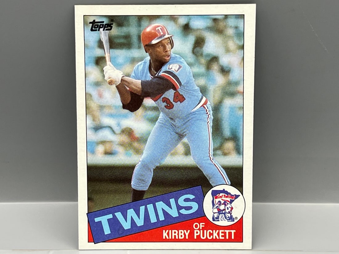 1985 Topps Kirby Puckett RC #536: 1985 Topps Kirby Puckett RC #536